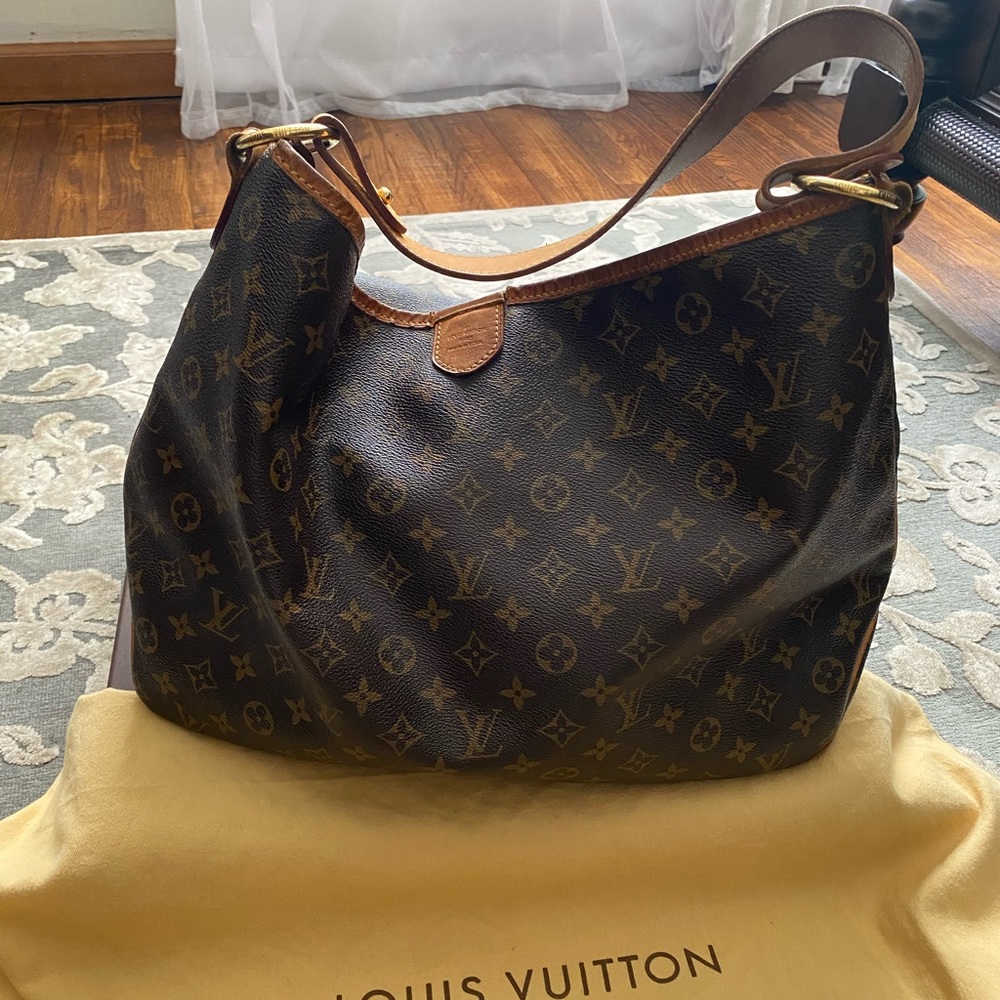LOUIS VUITTON monogram delightful MM handbag